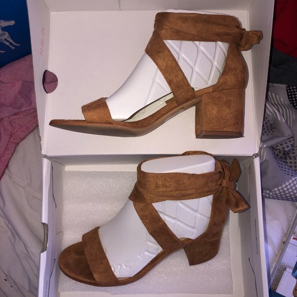 Aldo Harania Brown Heels Size 9 - Picture 1 of 3